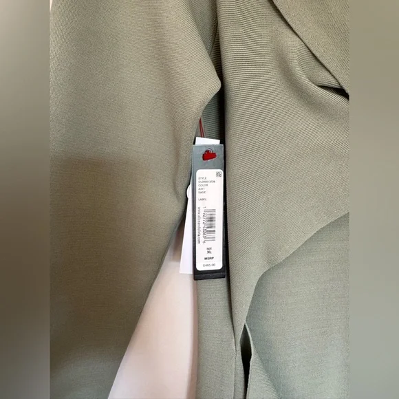 Alice + Olivia Sage Green Cut-Out Bodycon Dress size XL - Picture 4 of 8